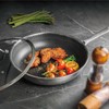 Bakoniion Hybrid Nonstick Cookware Set,Stainless Steel 12 Inch Frying Pan