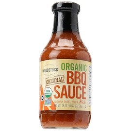 Woodstock Organic BBQ Sauce Original -- 18 oz - 2 pc