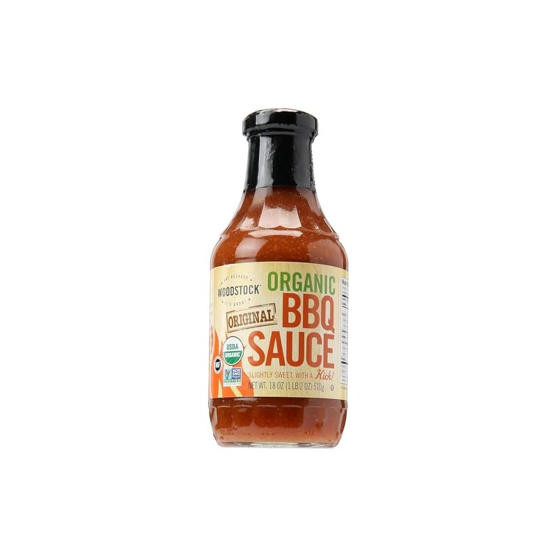 Woodstock Organic BBQ Sauce Original -- 18 oz - 2