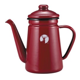 Captain Stag (キャプテンスタッグ) Enamel Coffe Pot 1.1L Red UH-525