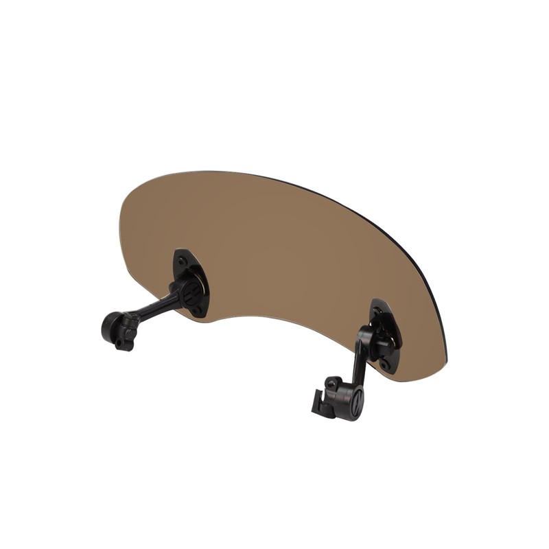 36cm Motorcycle Wind Deflector Clear Lens Adjustable Clip Windshield Extension