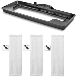 ViseNt Almohadillas de fregona Limpiador a Vapor, Repuesto de Planeador de alfombras. Compatible con KARCHER Carpet Glider EASYFIX 2.863-269,0 SC1 SC2 SC3 SC4 SC5