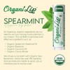 Bálsamo labial orgánico, sabor a menta verde, humectante labial ultrahidratante