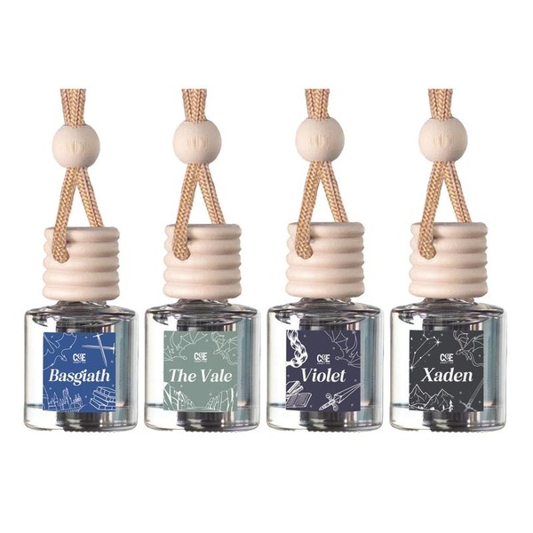 Four-Pack Scented Car Fresheners Bundle – 4 Unique Scents, 8ml