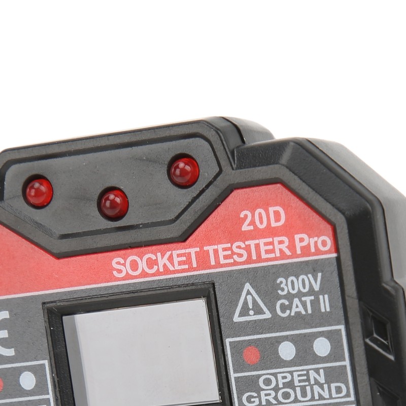 20D Leakage Socket Tester Socket Detector Electric Circuit Live Wire