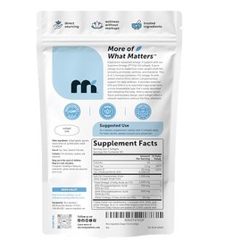 Micro Ingredients Supreme Omega-3 Fish Oil w/Ultra High EPA & DHA, Burpless Softgels | rTG Omega-3 with Vitamin D3 | Wild-Caught Cold Deep-Sea Water | Lemon Flavor, Easy to Swallow, 120ct