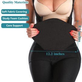 PAZ WEAN PAZ WEAN Lipo Belly Ab Board Post Op Surgery Abdominal Compression Stomach Foam Board after Liposuction Recovery
