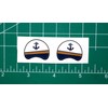 2012 - 2013 Navy Mideshipmen Football Gumball Helmets *DIECUT DECALS