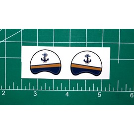 2012 - 2013 Navy Mideshipmen Football Gumball Helmets *DIECUT DECALS ONLY* AAC