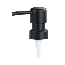 WENKO Replacement Pump Head for Soap Dispenser, Black, Round, Replacement Soap Pump for Soap Dispenser for Replacement, Made of Plastic, for Thread Diameter 28 mm