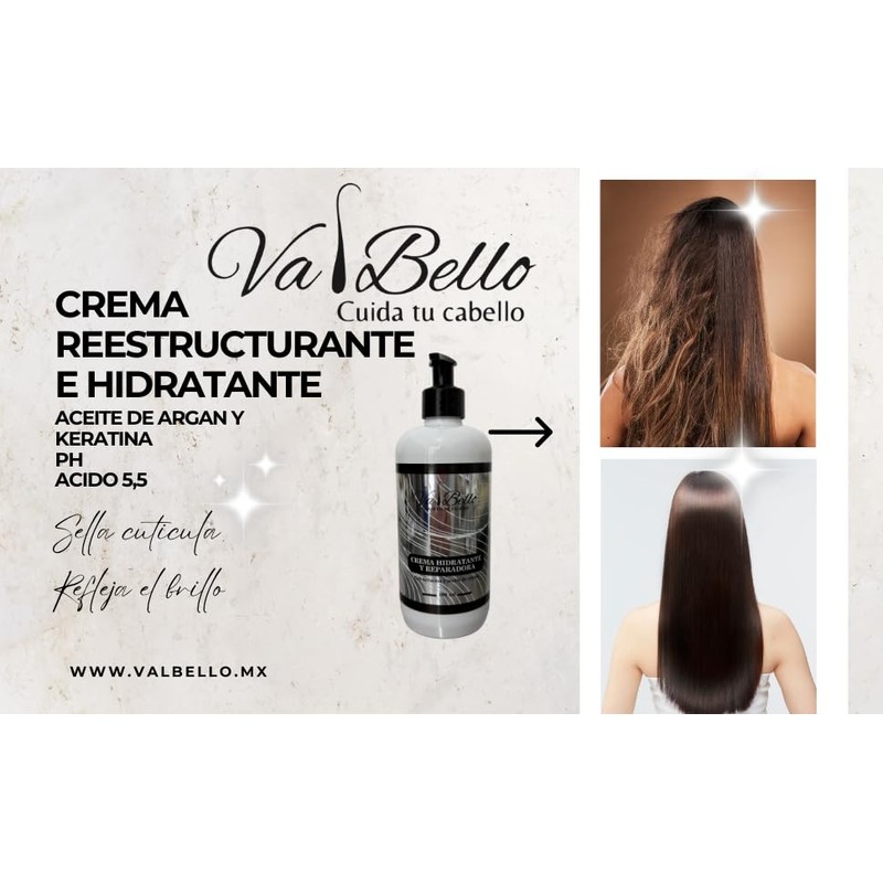 Crema para el Cabello Reestructurante e Hidratante