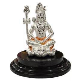 999 Pure Silver Lord Shiva Idol / Statue / Murti (Figurine #01)