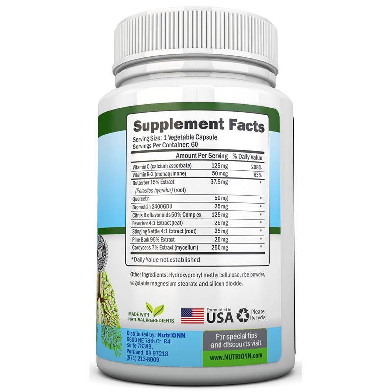 NutriONN NutriONN Super Vitamin C Complex Tablets & Lung Support