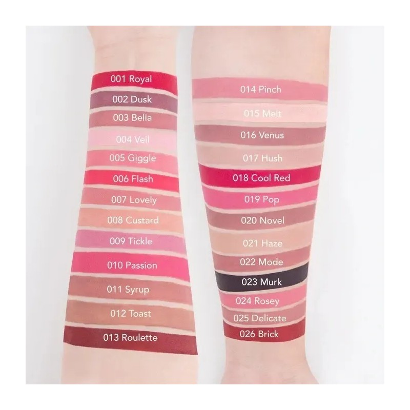 Moira Labial Liquido Matte Liquid Lips Tono Color 09 Tickle