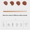 Portable Electric Conical Burr Coffee Grinder, Small Rechargeable Bean Mills,