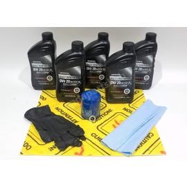 Honda Genuine 0W-20 Full Synthetic Oil Change Kit w/A02 Filter & Drain Washer