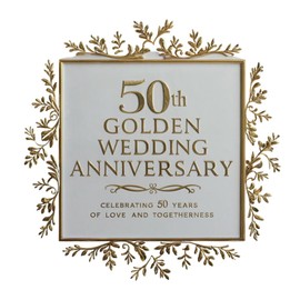 50th Golden Wedding Anniversary Guest Book : Celebrating 50 Years of Love and Togetherness: Ample Space For 100 Messages of Love | Photo Sections | Makes A Perfect Cherised Keepsake Memory Book