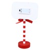 Christmas Stop Here Decor Metal Solid Wood LED Delicate Santa