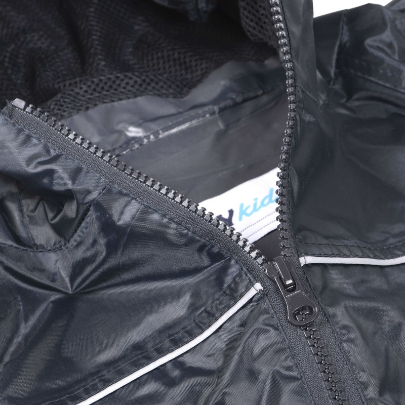 DRY KIDS Waterproof Rainsuit Navy 11/12yrs