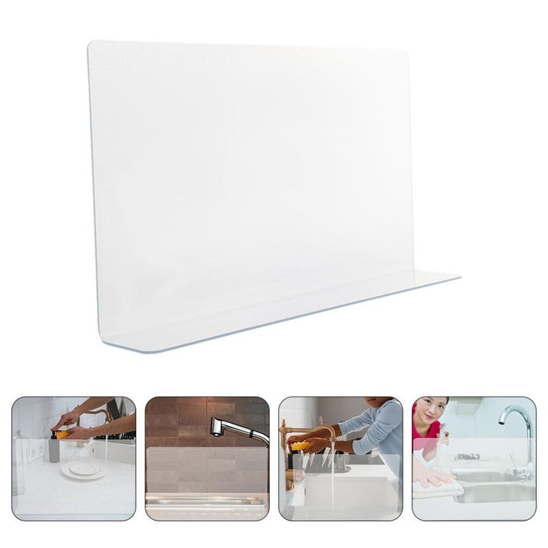 Zerodeko Bathtub Shower Splash Guards Pack of 2 Plastic Bathtub