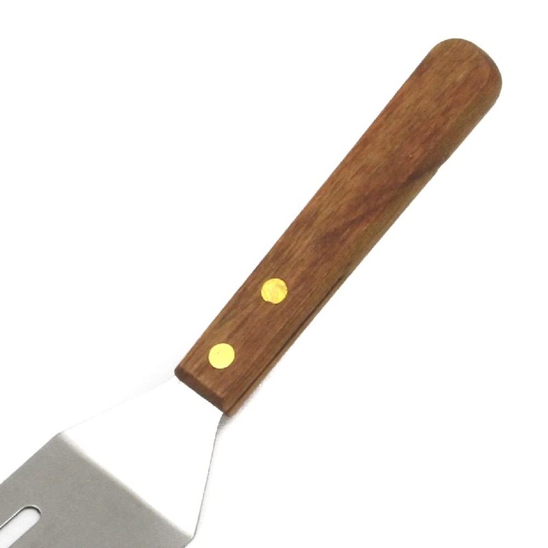 Chef Craft Stainless Steel 8-Inch Long Mini Slotted Blade Turner
