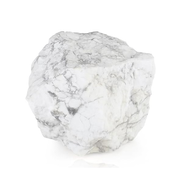 XIANNVXI XIANNVXI Gro?e Wei? Trkis Rohstein Kristalle Naturstein Wei? Trkis