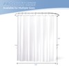 downluxe Waterproof Fabric Shower Curtain Liner - Soft Cloth Shower