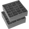 Simple Houseware 2 Pack Closet Socks Organizer, 24 Cell Drawer
