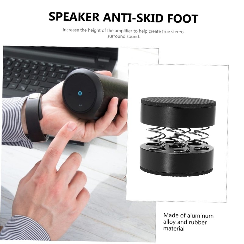TEHAUX Vibration Amplifier Feet Pads Spring Isolation Pads for Noise