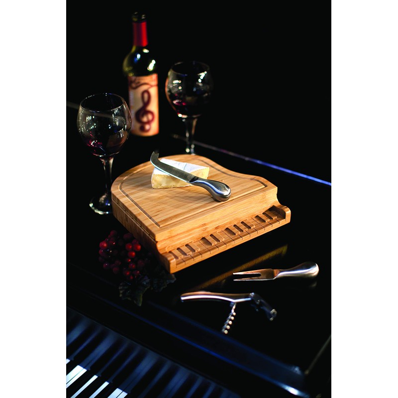 TOSCANA - a Picnic Time brand Piano Cheese Board &