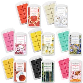 Scent-Hi Scented Wax Cubes, Scented Wax Melt, Strong Scented and Durable, Home Decoration, Gift for Women, 8 Fragrances x 70.9 g