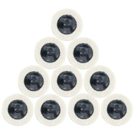 8milelake Disco Pulido Almohadillas para Orejas de Rueda de Pulido 10 Piezas Estilo Roloc 2 Pulgadas Pulido Rueda