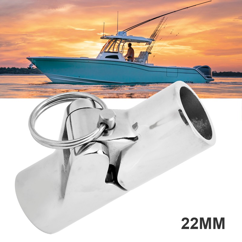Marine Boat Pipe Connector Stainless Steel Folding Swivel Coupling Tube