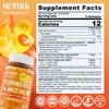 NEVISS Turmeric Gummies 1000mg w/MCT Oil C8 C10, Organic Antioxidant,