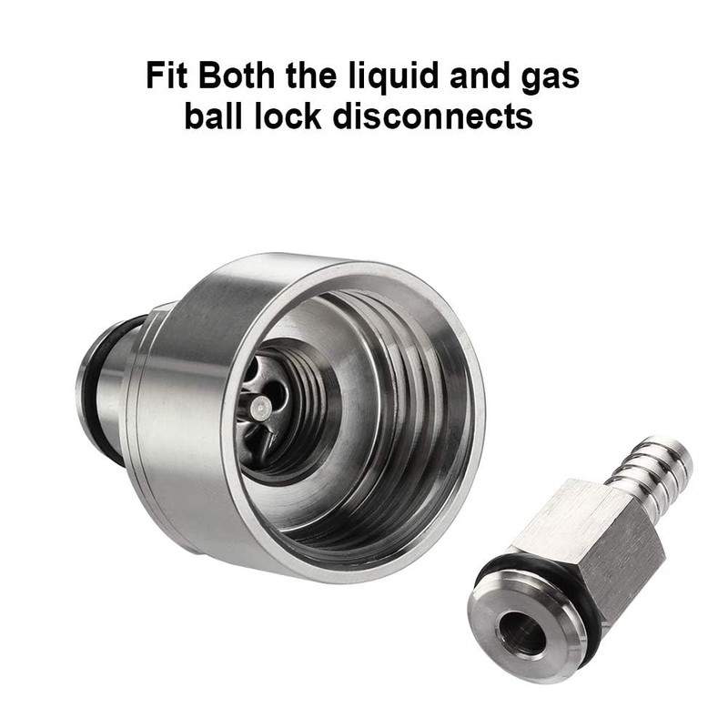 FERRODAY Stainless Steel Carbonation Cap Forced Carbonation PET Bottle Filling