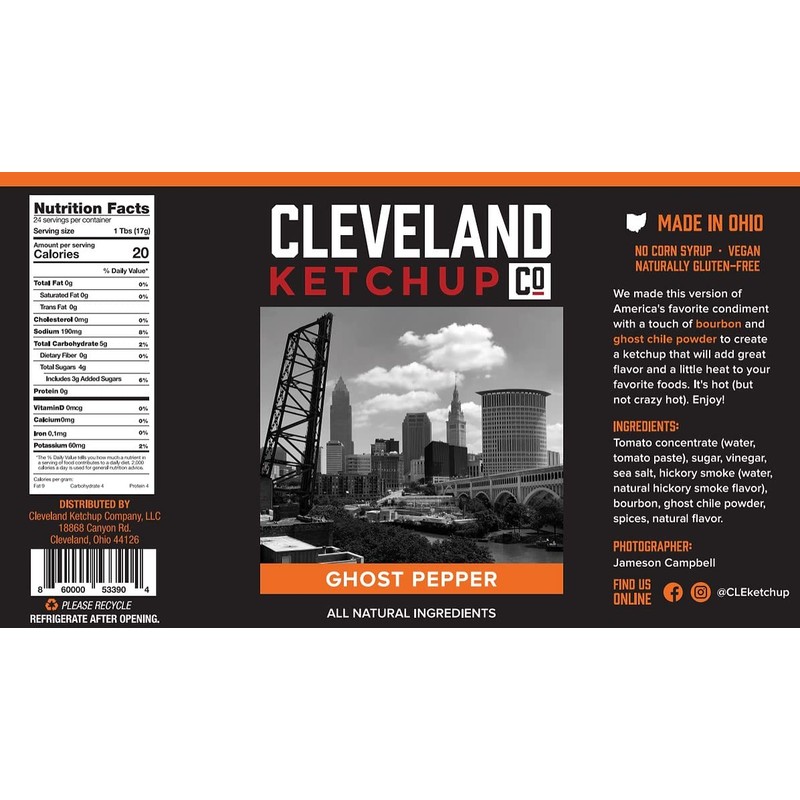 Cleveland Ketchup - 4 Tasty Varieties - Classic, Bacon &
