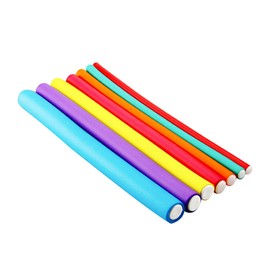 Mikinona 20pcs Multifunctional Hair Curling Rods Spiral Curls Hair Rollers for Random Colors No Heat Damage for Waves and Curls