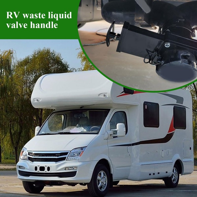 HABNVUON 2PCS RV Waste Water Valve Handles, Water Tank Handles