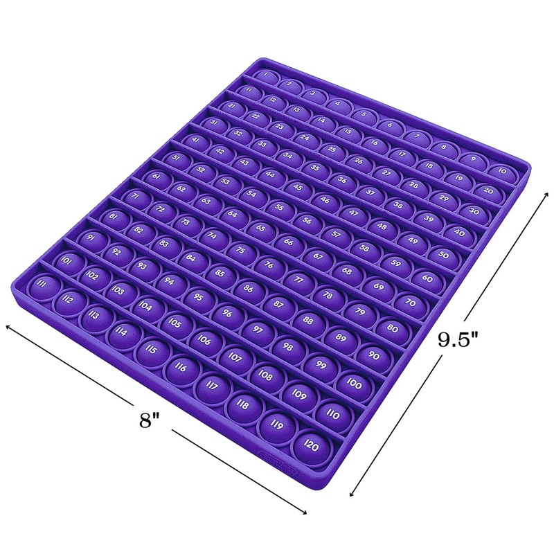 Junior Learning 120s Bubble Board, Multicolor (JL677)