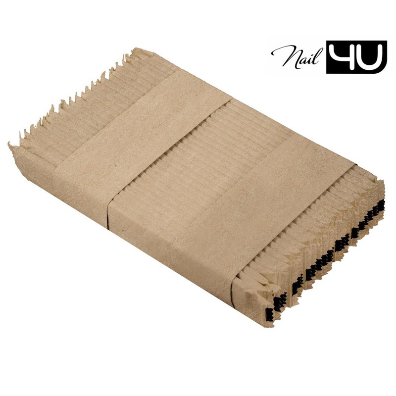 Slim Nail Files Half Moon Emery Boards for Acrylic Gel