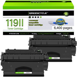 greencycle 119II Compatible Toner Cartridge Replacement for Canon 119II CRG119II 3480B001 Work for ImageClass MF6160dw LBP6300dn MF5950dw MF5880dn MF5850dn MF416dw MF414dw LBP253dw (Black, 2pk)
