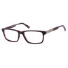 Botaniq Mens Eyeglass Frame BIO-1024-160 Rectangular Dark Red Acetate