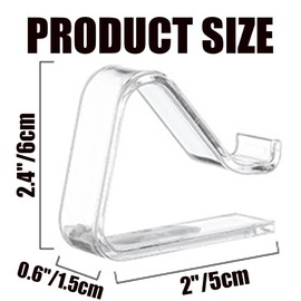 Quweiz 24 Pcs Plastic Tablecloth Clips, Clear Picnic Table Cloth Clips, Transparent Table Cloth Holder Table Cover Clips for Christmas Home Party Indoor Outdoor Camping