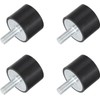 Silentblock VD, 4 Silentblock Anti-Vibration Rubber Dampeners, Anti-Vibration Rubber Insulator