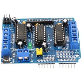 Lysignal L293D Motor Control Shield Motor Drive Expansion Board for Arduinos MEGA/UNO Diecimila & Duemilanove Robot Car Motor Control Shield