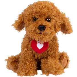 Waffle the Wonder Dog 539 3401 Soft Toy with Sound, Brown, 15 x 15 x 25 cm