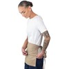 Mirabella Health & Beauty Espresso Zip Pockets Waist Apron Beige