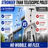 Window Washing Kit with Extension Pole(19–94.5"), Window Squeegee with Extension