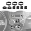 HTHE Black Center Console Air Conditioning Control Panel Cover/Dashboard Dash