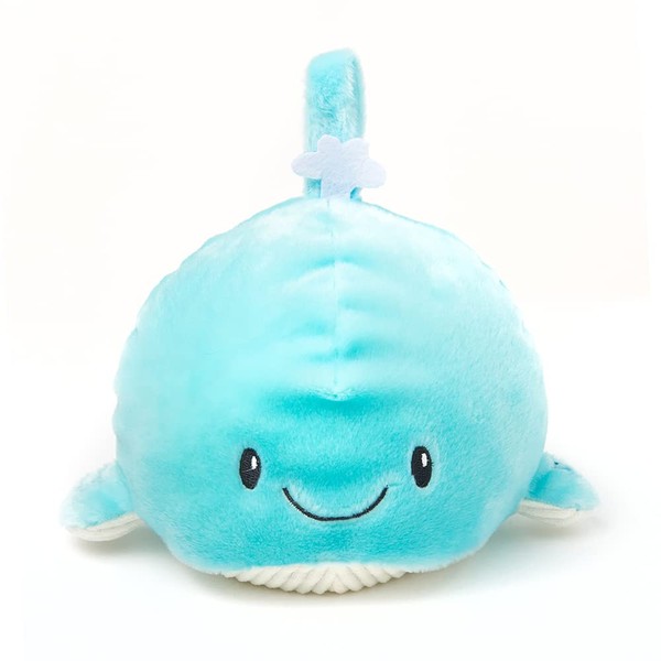 Cuddle Barn - Lullababies - Misty The Whale | Animated Musical Stuffed Aquatic Animal Baby Plush Toy with Soothing Lights and Volume Control, 6"